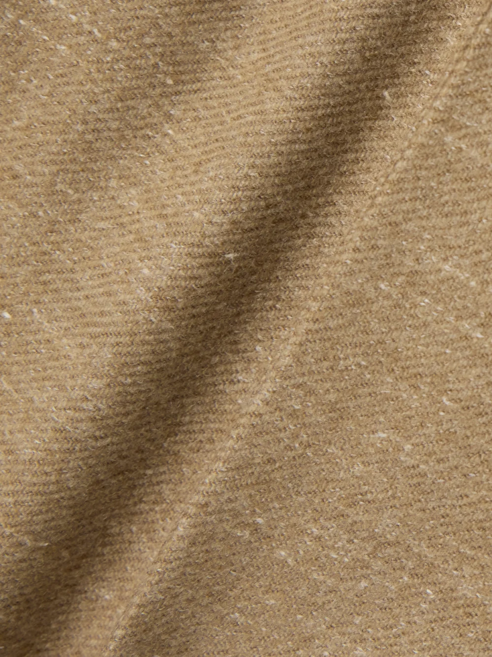 Close-up detail of the Loro Piana Dan Pleated Wool, Cashmere and Linen-blend Tapered Pants