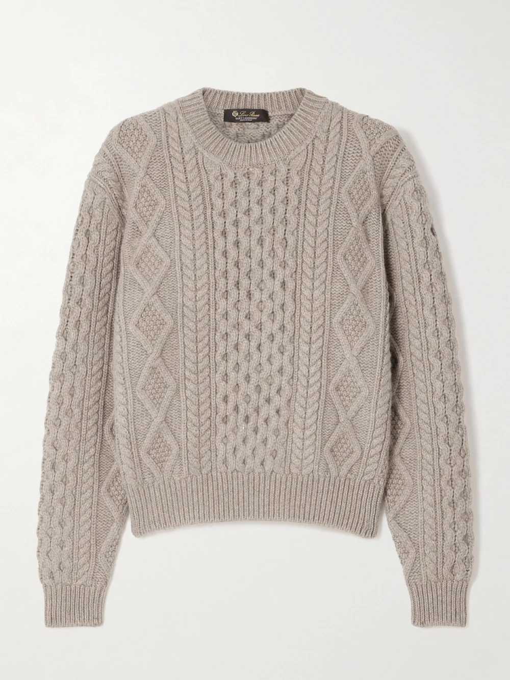 Loro Piana Eyre Cashmere-blend Sweater in light brown