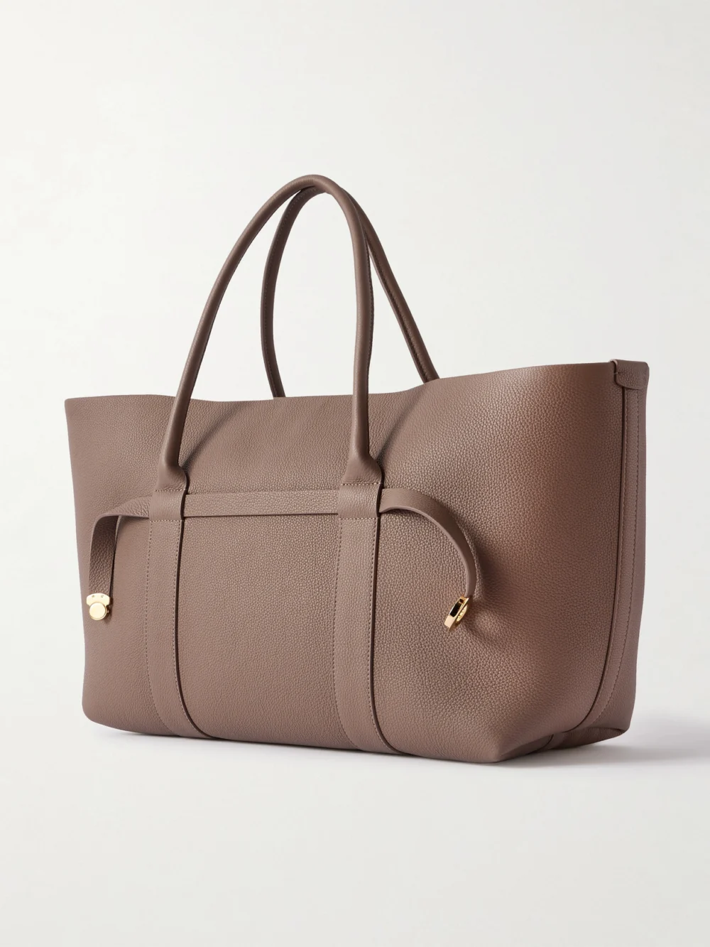 Back view of the Loro Piana Ghiera Textured-leather Tote
