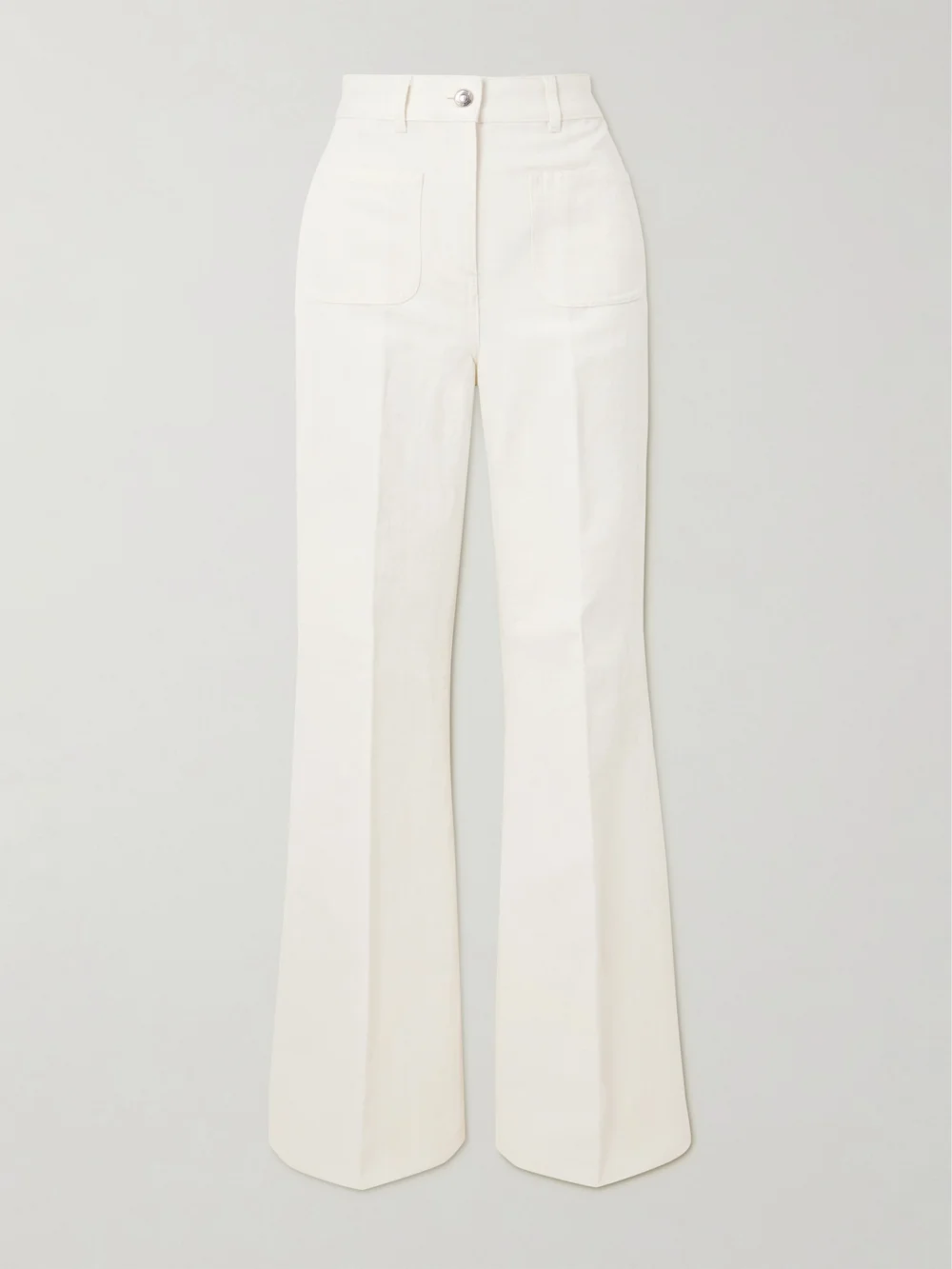 Loro Piana Linen and Cotton-blend Straight-leg Pants in white