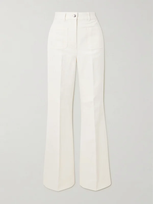 Loro Piana Linen and Cotton-blend Straight-leg Pants