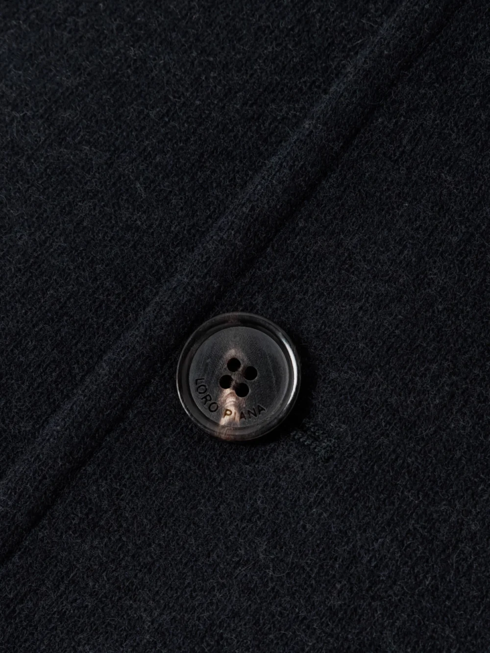 Close-up detail of the Loro Piana Mini Spagna Cashmere-blend Jacket