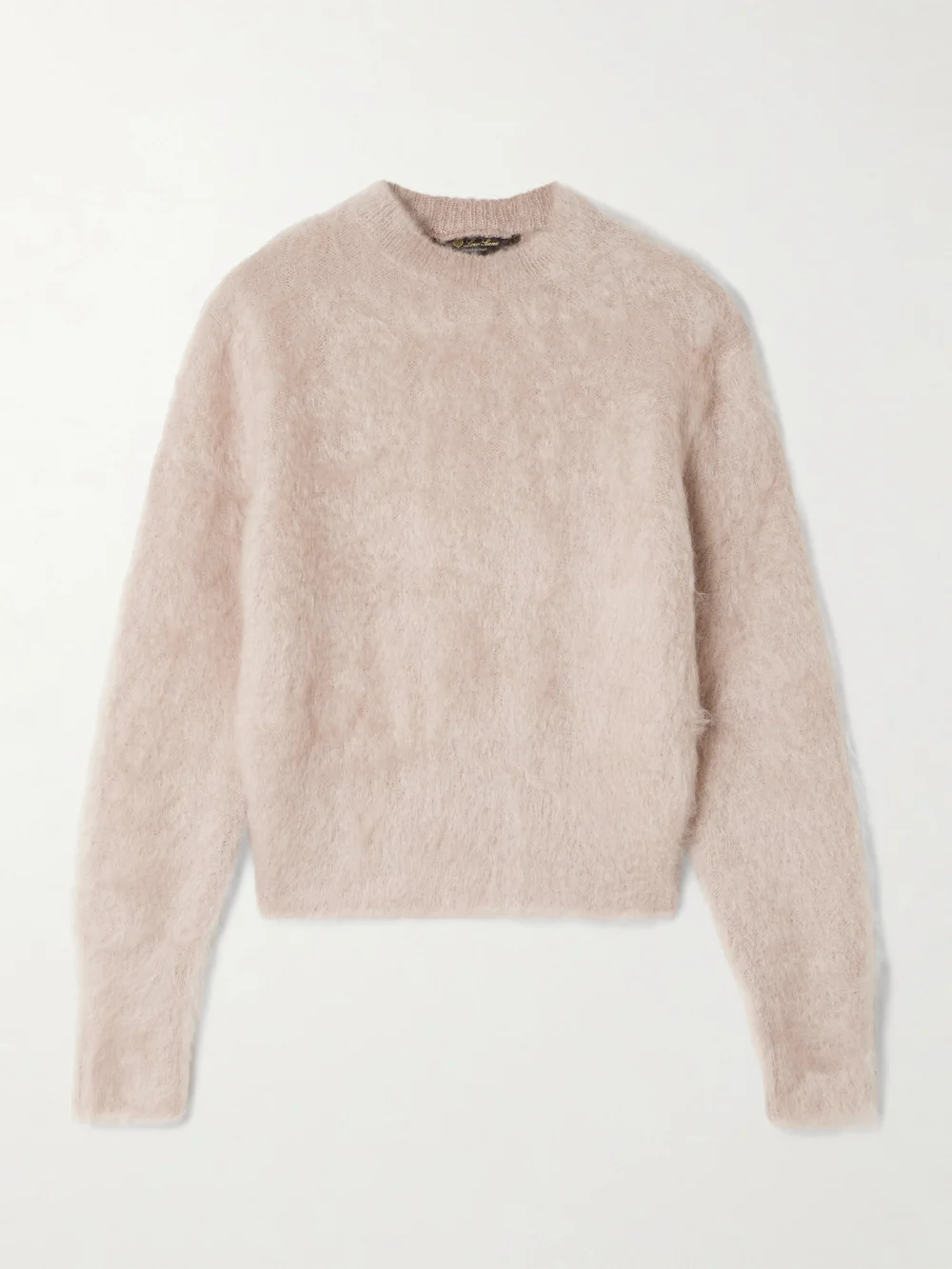 Loro Piana Mohair and Cashmere-blend Sweater in beige