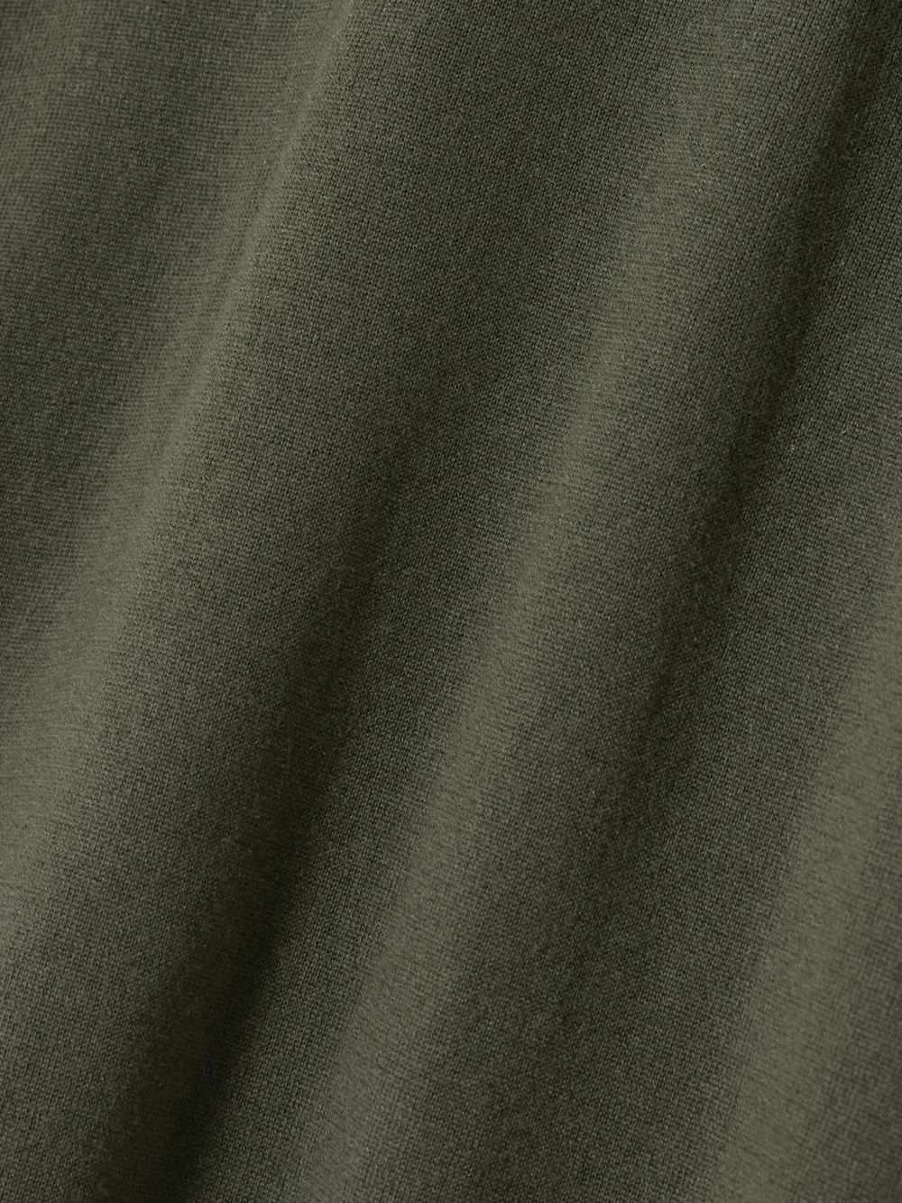 Close-up detail of the Loro Piana Piuma Cashmere Turtleneck Tank