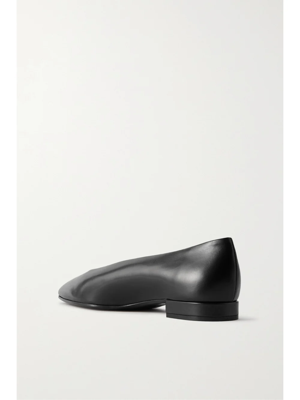 Back view of the Loro Piana Rebecca Leather Point-toe Flats