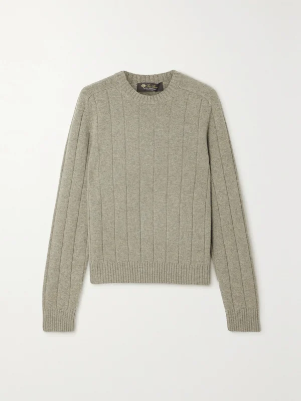 Loro Piana Ribbed Cashmere Sweater