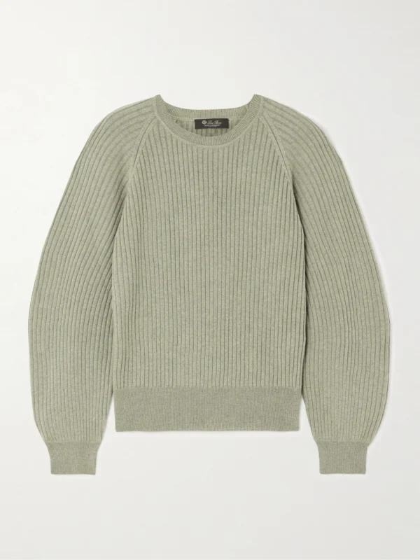 Loro Piana Ribbed Cashmere Sweater