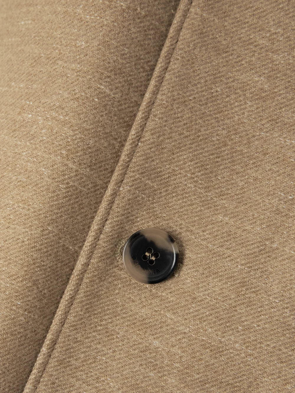 Close-up detail of the Loro Piana Roadster Suede-trimmed Cotton-twill Jacket