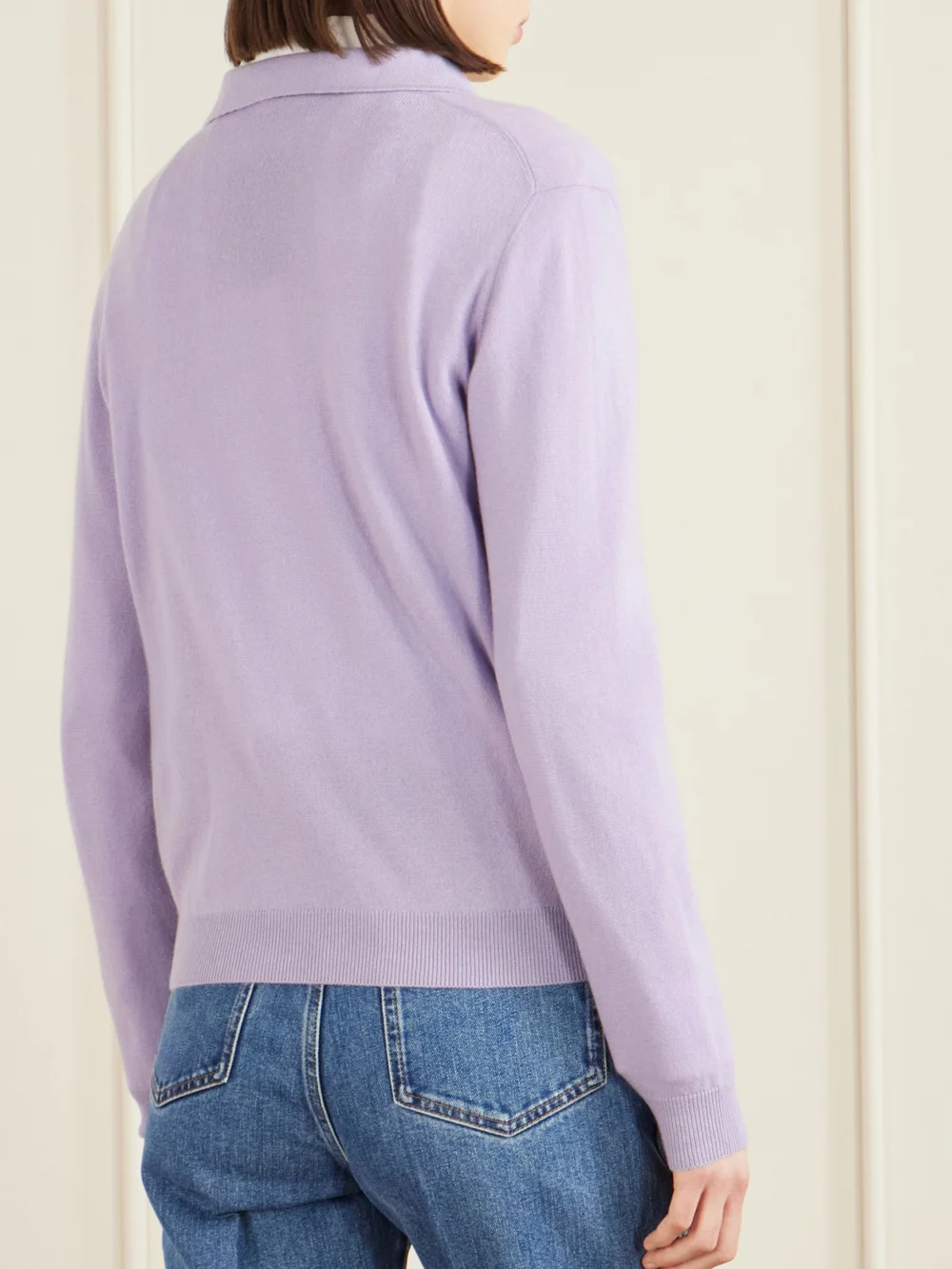 Back view of the Loro Piana Sergio Cashmere Sweater