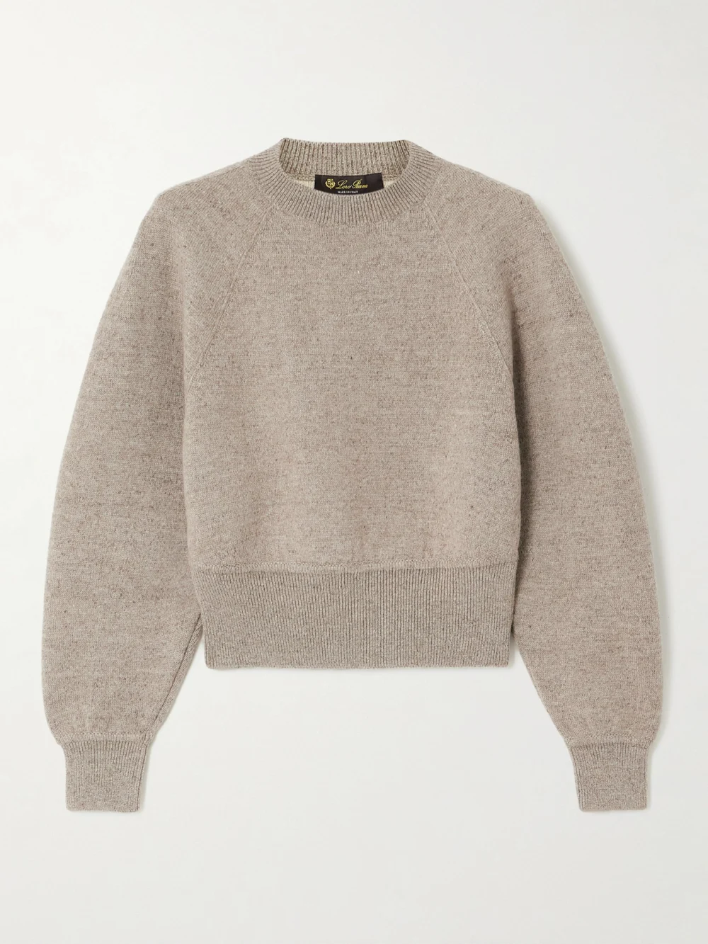 Loro Piana Silk and Cashmere-blend Sweater in beige