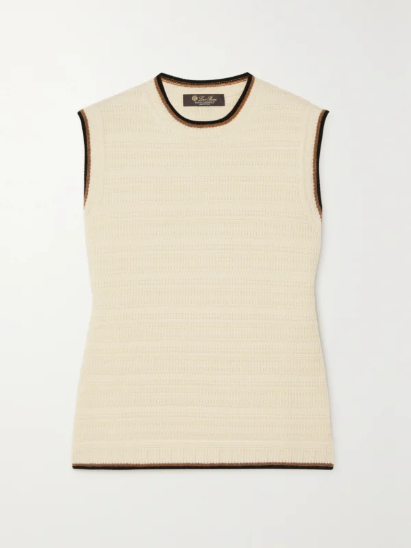 Loro Piana Striped Cashmere Tank