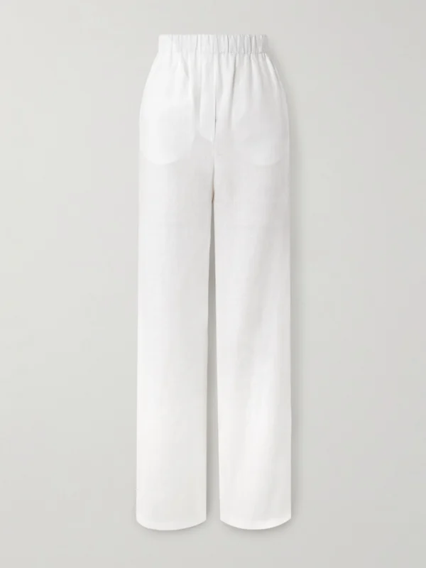 Loro Piana Valerio Linen Wide-leg Pants