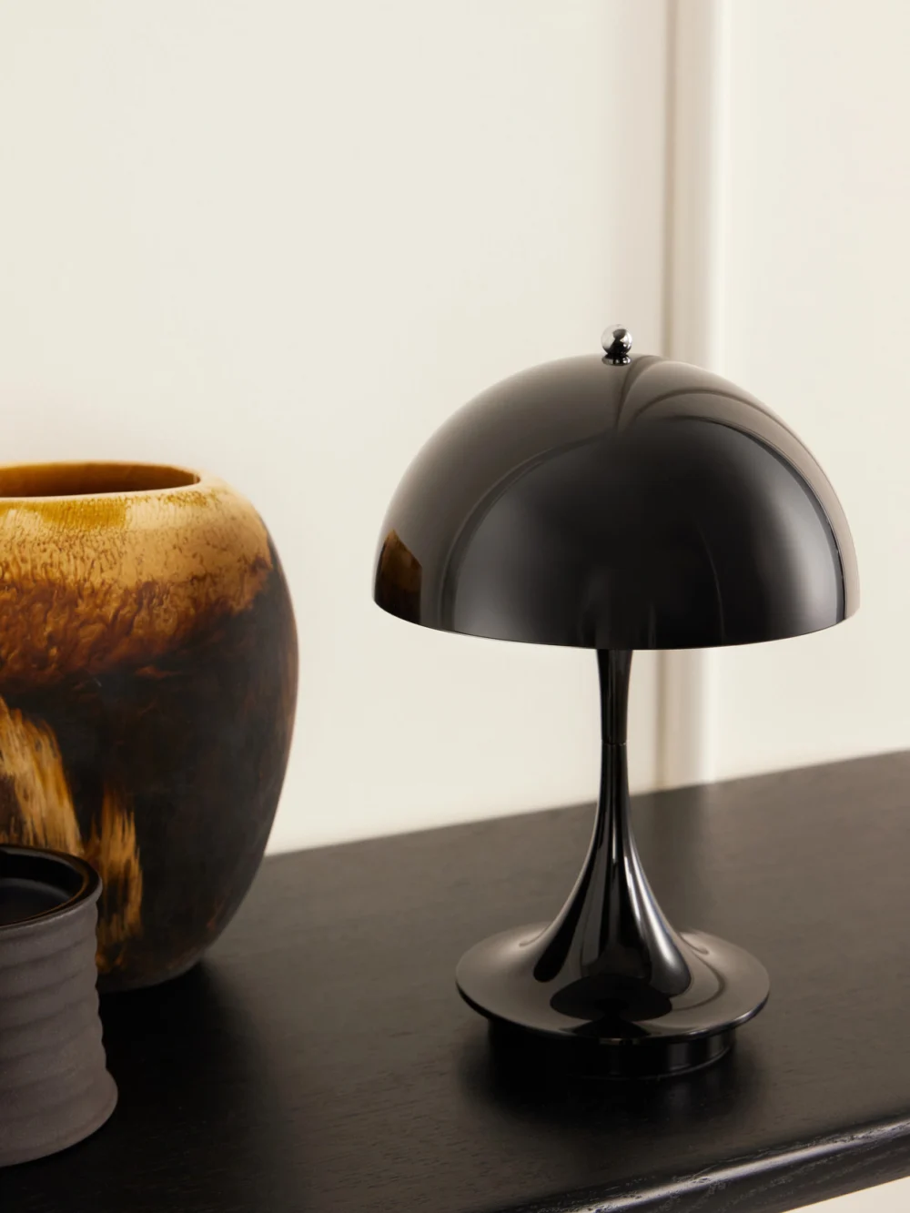 Louis Poulsen Panthella 160 Portable Table Lamp, styled view