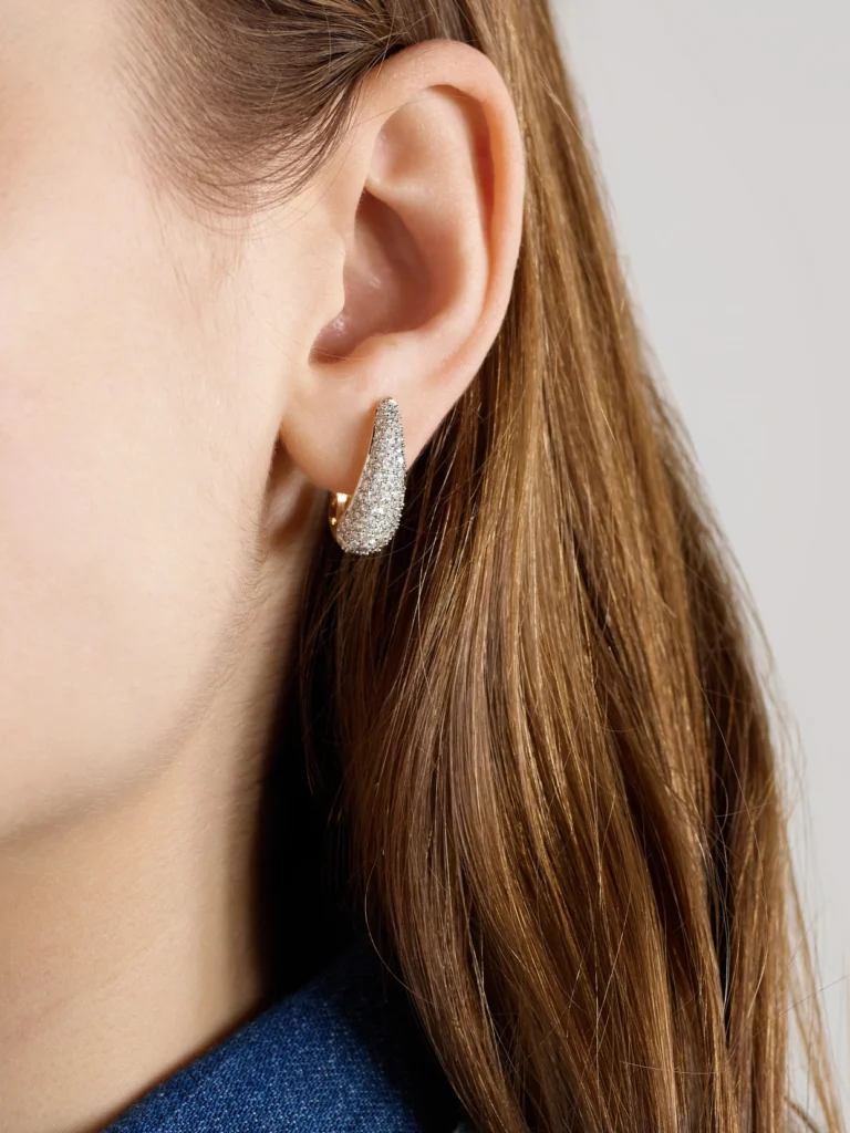 Lucy Delius Signature 14-karat Gold Diamond Earrings