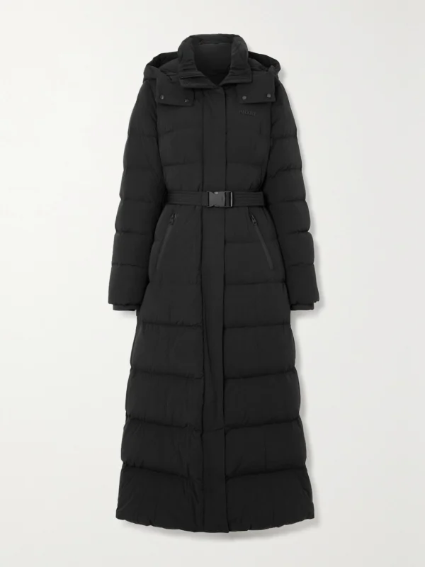 Mackage Calina-city Belted Hooded Quilted Recycled-shell Down Coat