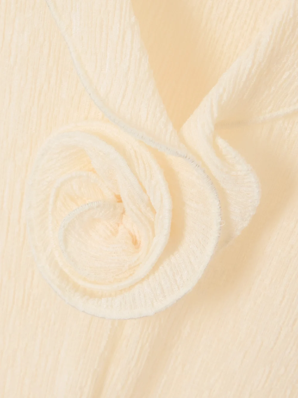 Close-up detail of the Magda Butrym Appliquéd Lyocell-blend Maxi Dress