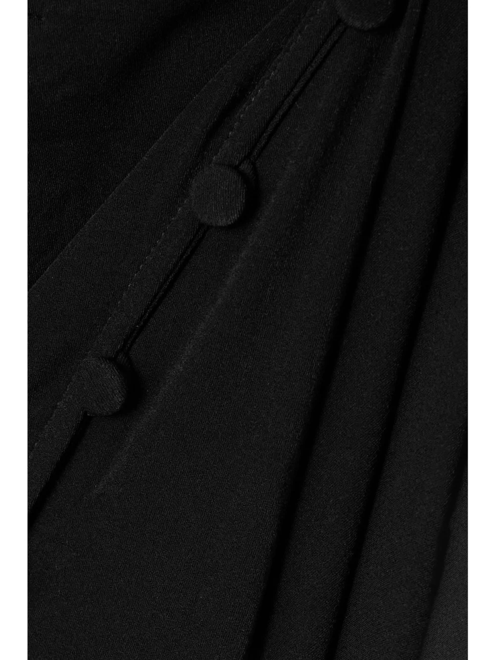 Close-up detail of the Magda Butrym Cutout Stretch-jersey Maxi Dress