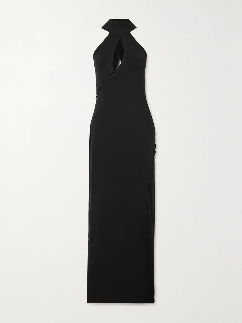 Magda Butrym Cutout Stretch-jersey Maxi Dress in black