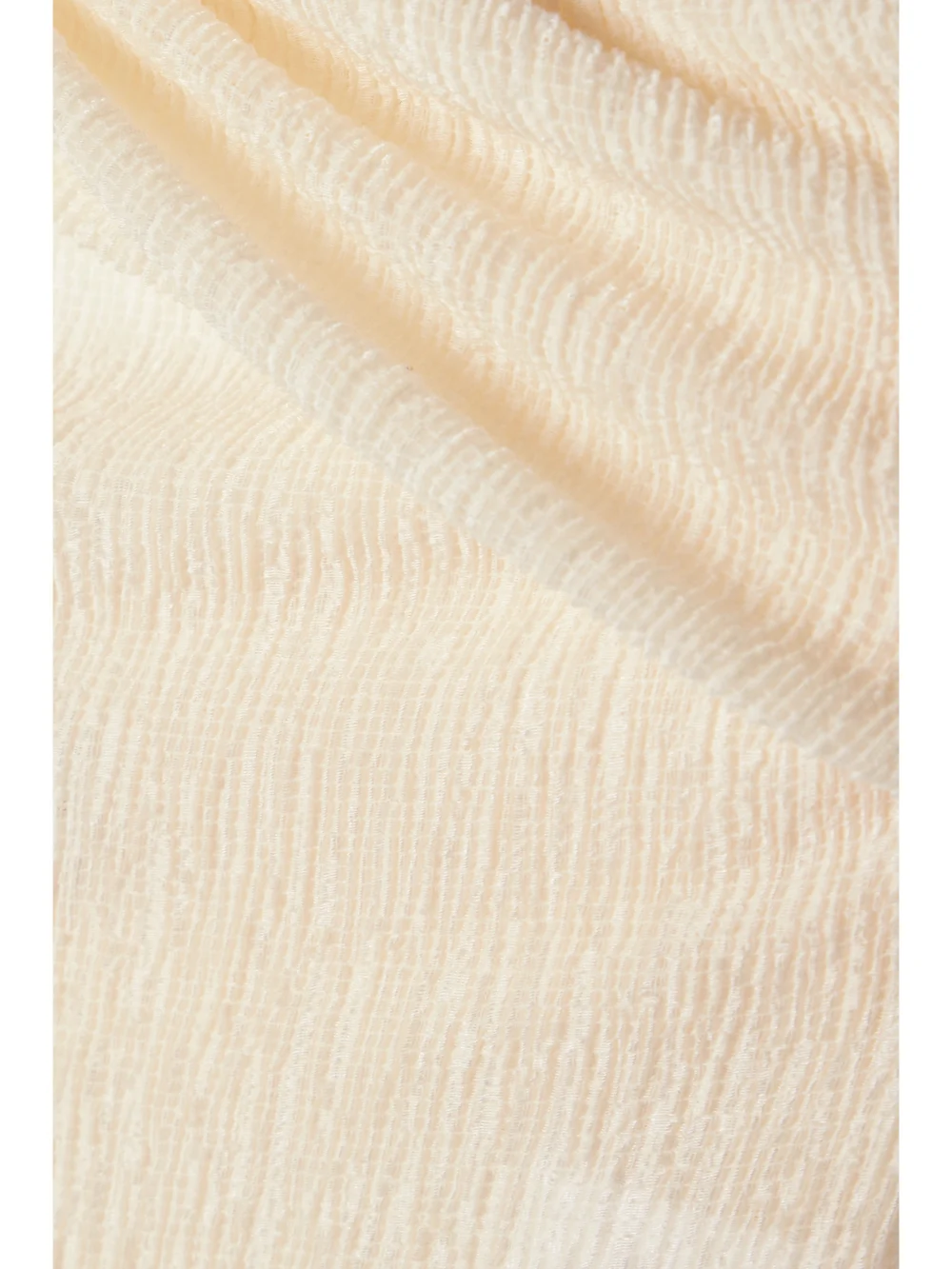 Close-up detail of the Magda Butrym Embellished Gathered Stretch Lyocell-blend Halterneck Maxi Dress