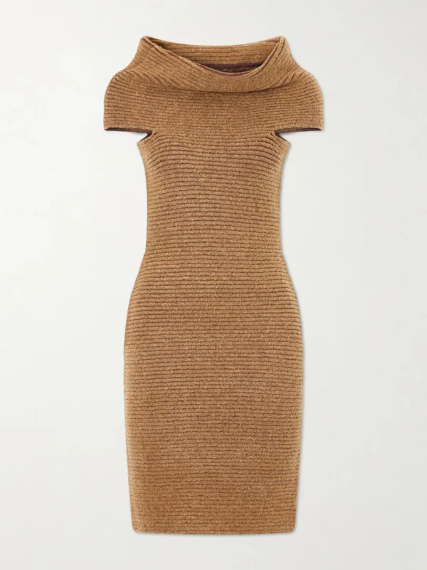 Magda Butrym Knitted Jersey Midi Dress