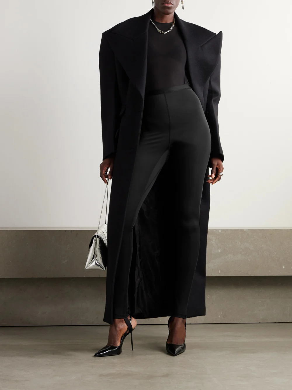 Magda Butrym Stretch-jersey Stirrup Leggings, worn by a model
