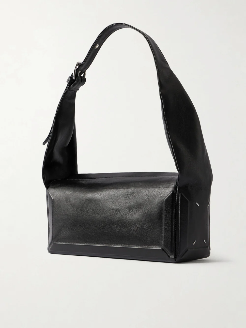 Back view of the Maison Margiela Box East West Medium Shoulder Bag