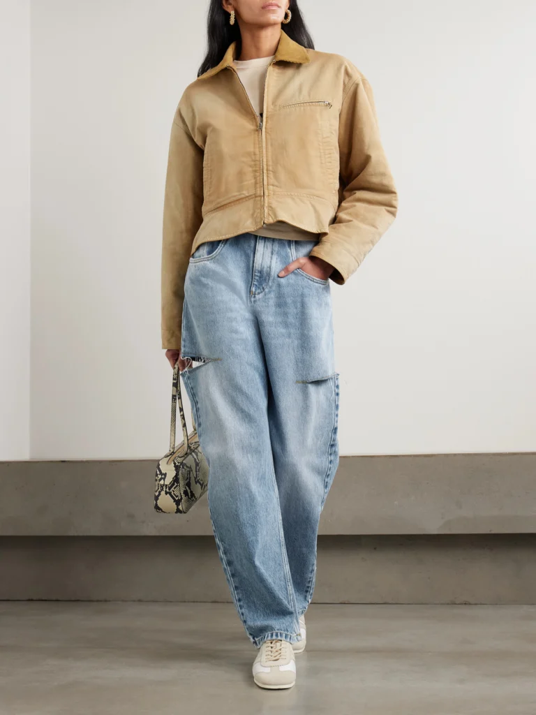 Maison Margiela Cutout High-rise Wide-leg Jeans