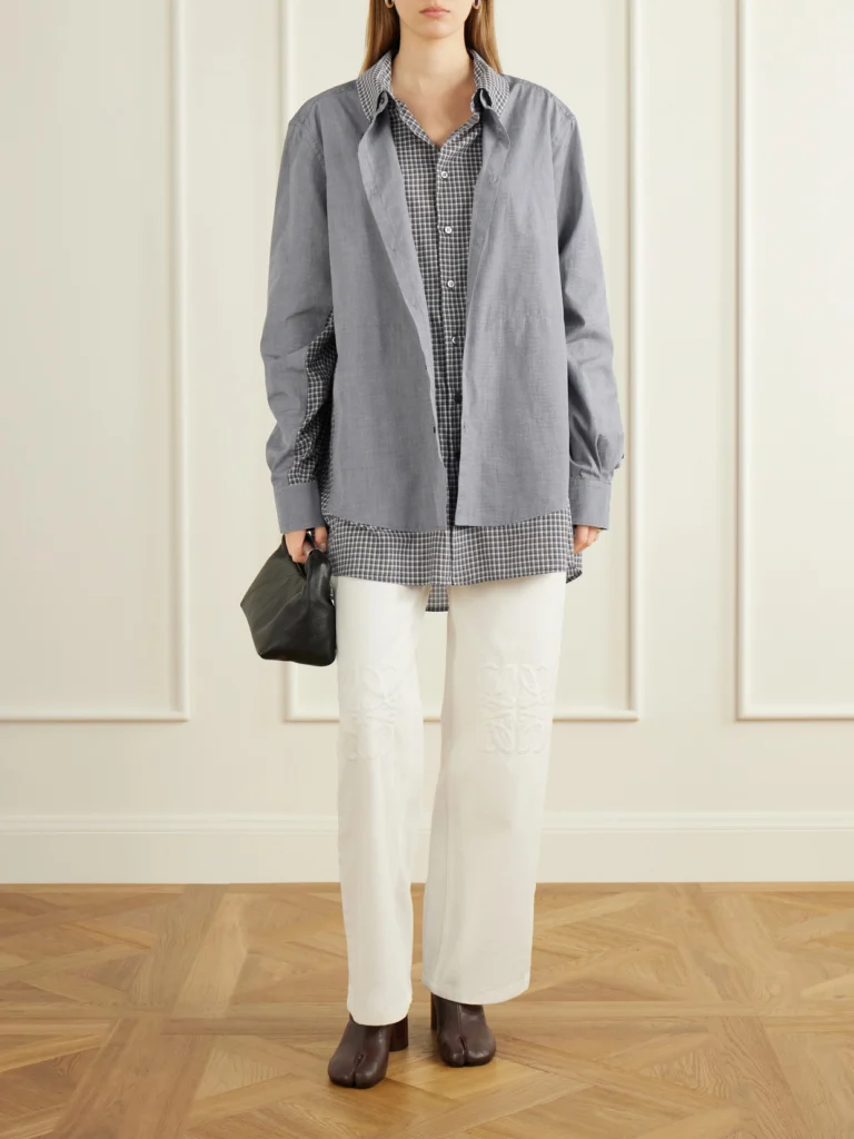 Maison Margiela Double-layer Cotton-jersey Shirt