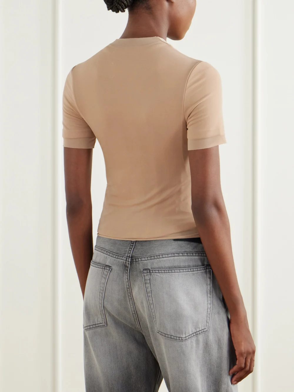 Back view of the Maison Margiela Fusion Jersey T-shirt