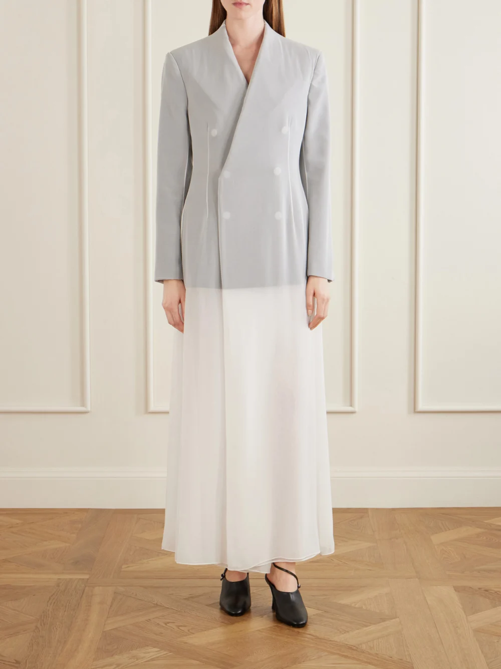 Maison Margiela Georgette Midi Dress, worn by a model