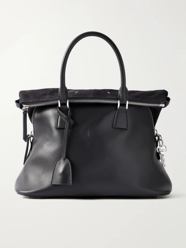Maison Margiela Leather and Suede Tote