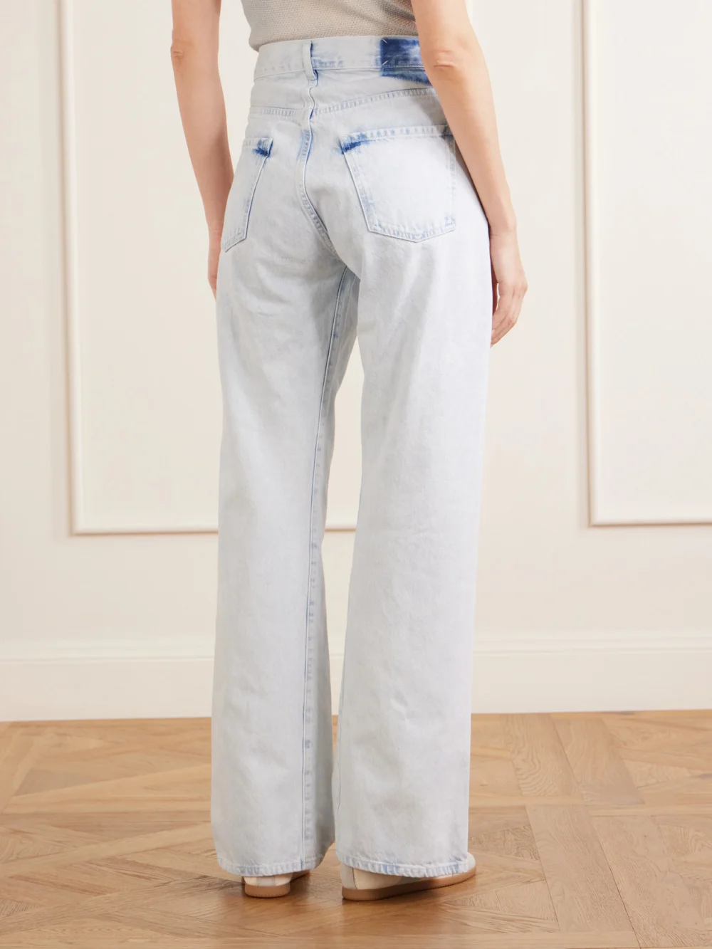 Back view of the Maison Margiela Mid-rise Boyfriend Jeans