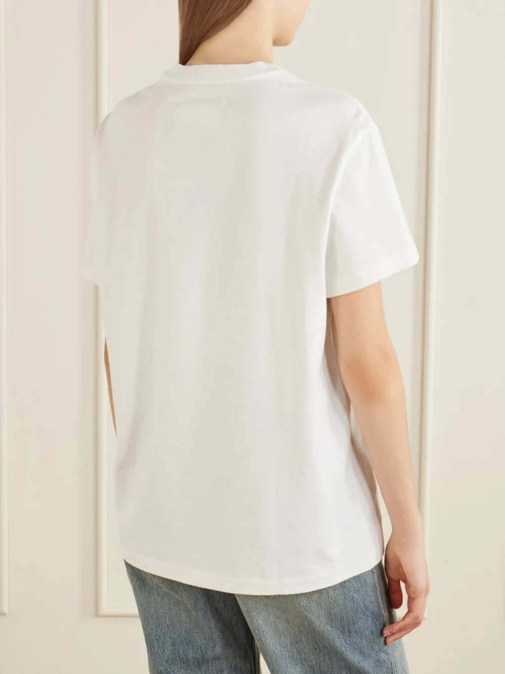 Back view of the Maison Margiela Oversized Washed Cotton T-shirt