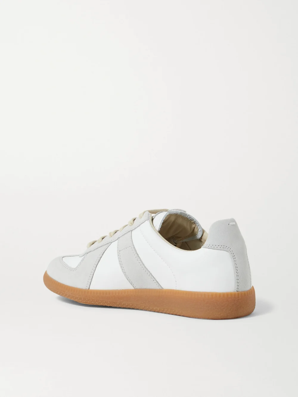 Back view of the Maison Margiela Replica Leather and Suede Sneakers