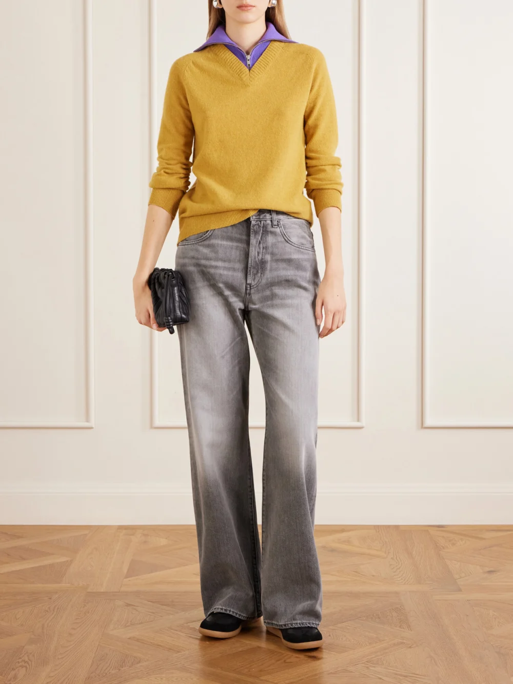 Maison Margiela Replica Suede Sneakers, styled view