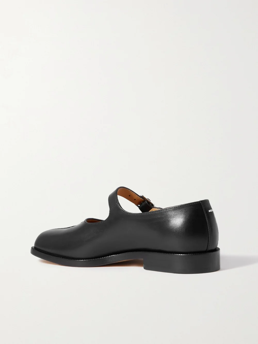 Back view of the Maison Margiela Tabi Split-toe Leather Flats