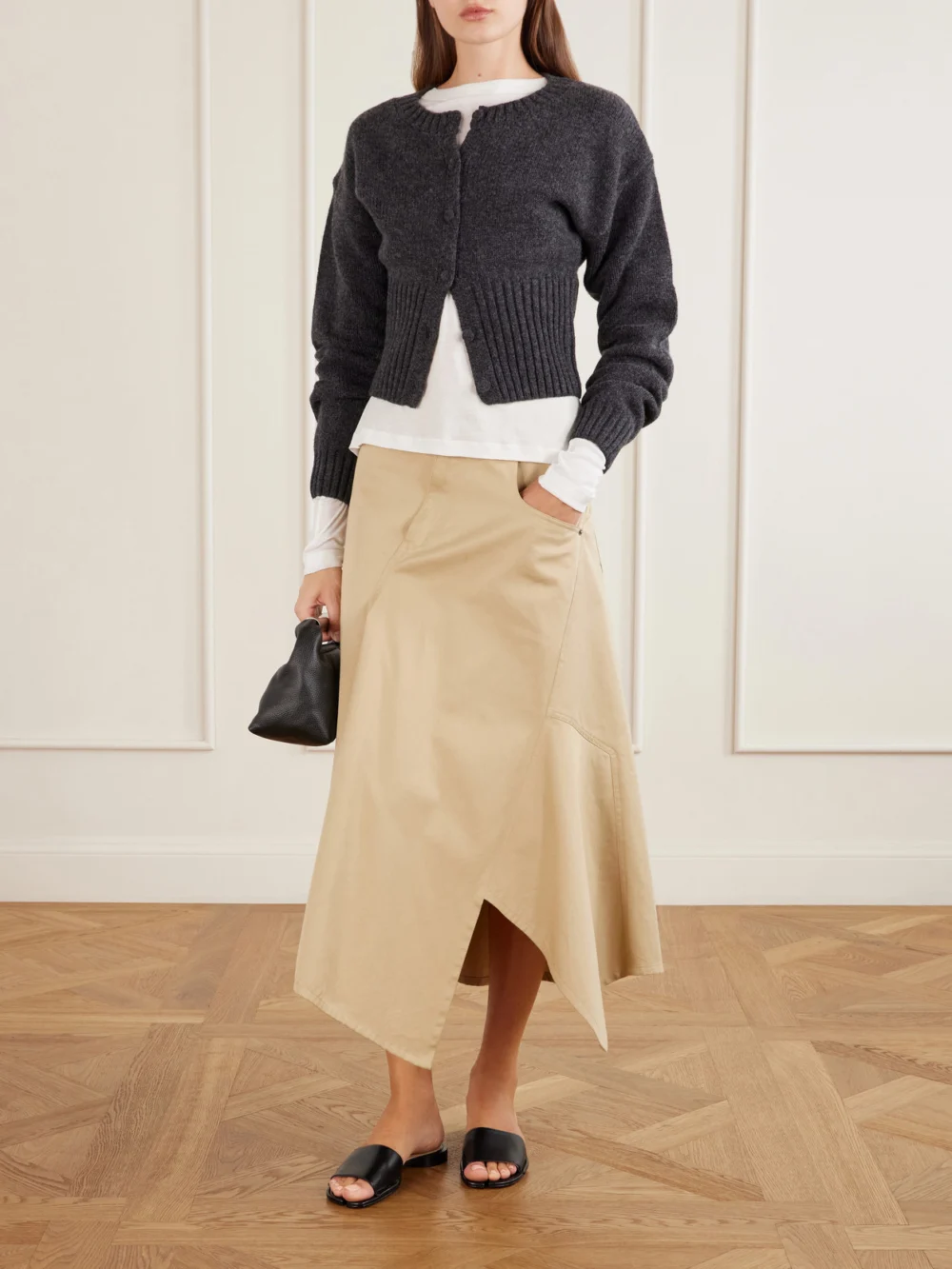 Maison Margiela Tabi Split-toe Leather Flats, styled view