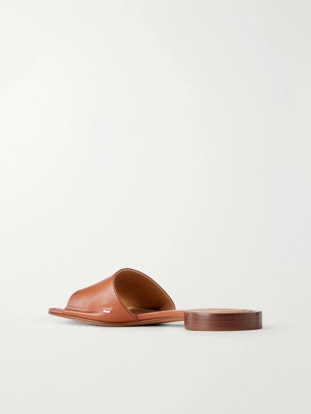 Back view of the Maison Margiela Tabi Split-toe Leather Flats