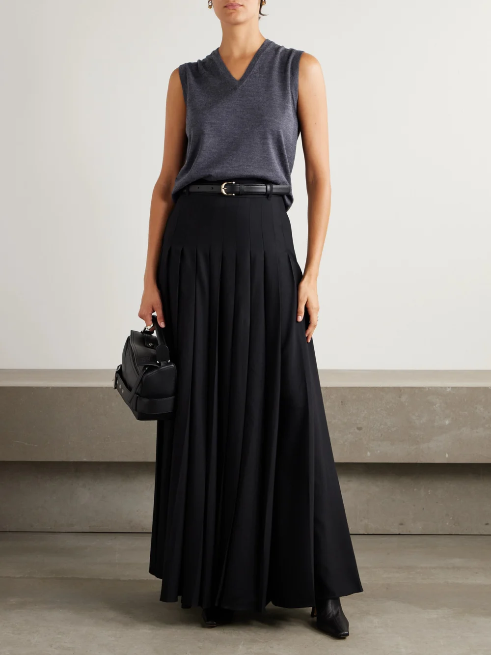 Maison Margiela Wool Vest, worn by a model