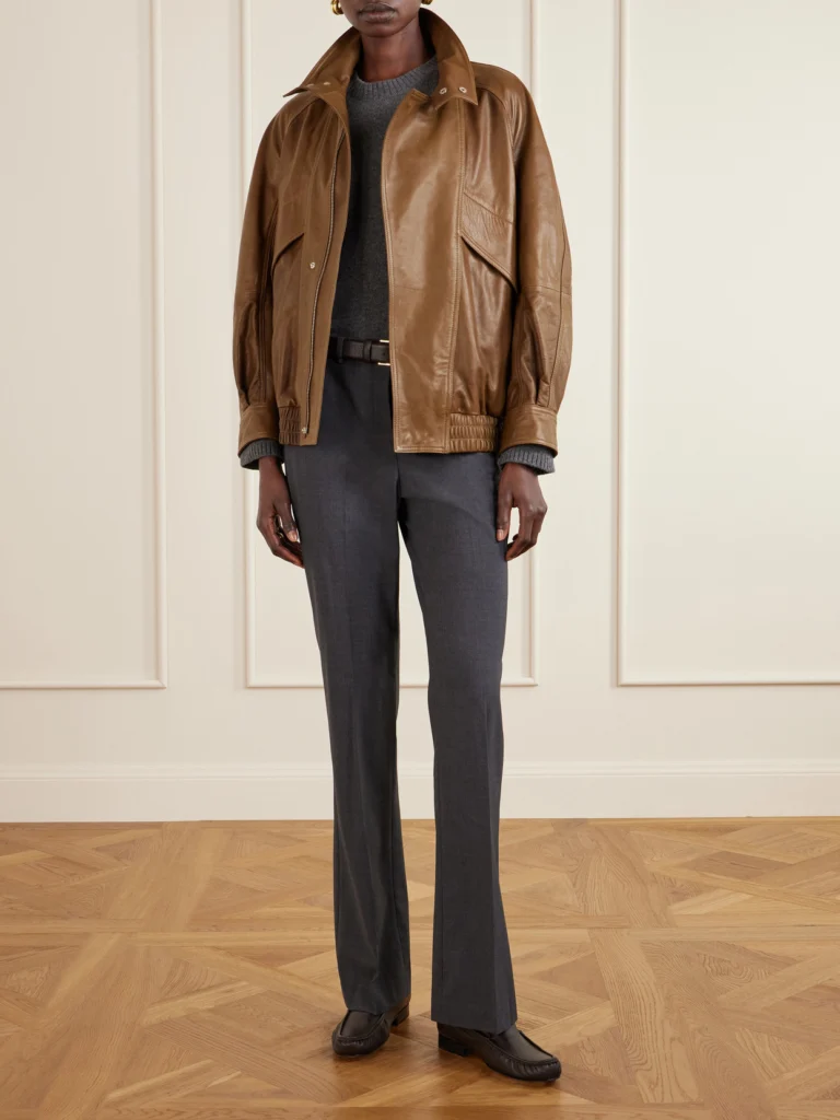 Manolo Blahnik Leonda Leather Loafers