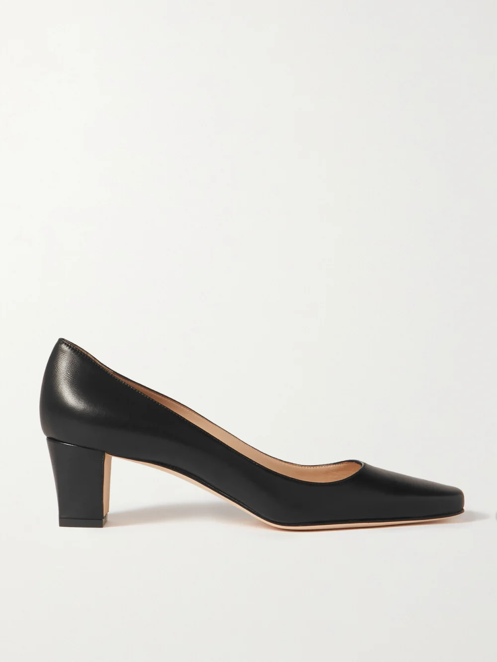 Manolo Blahnik Okkatopla 50 Leather Pumps in black