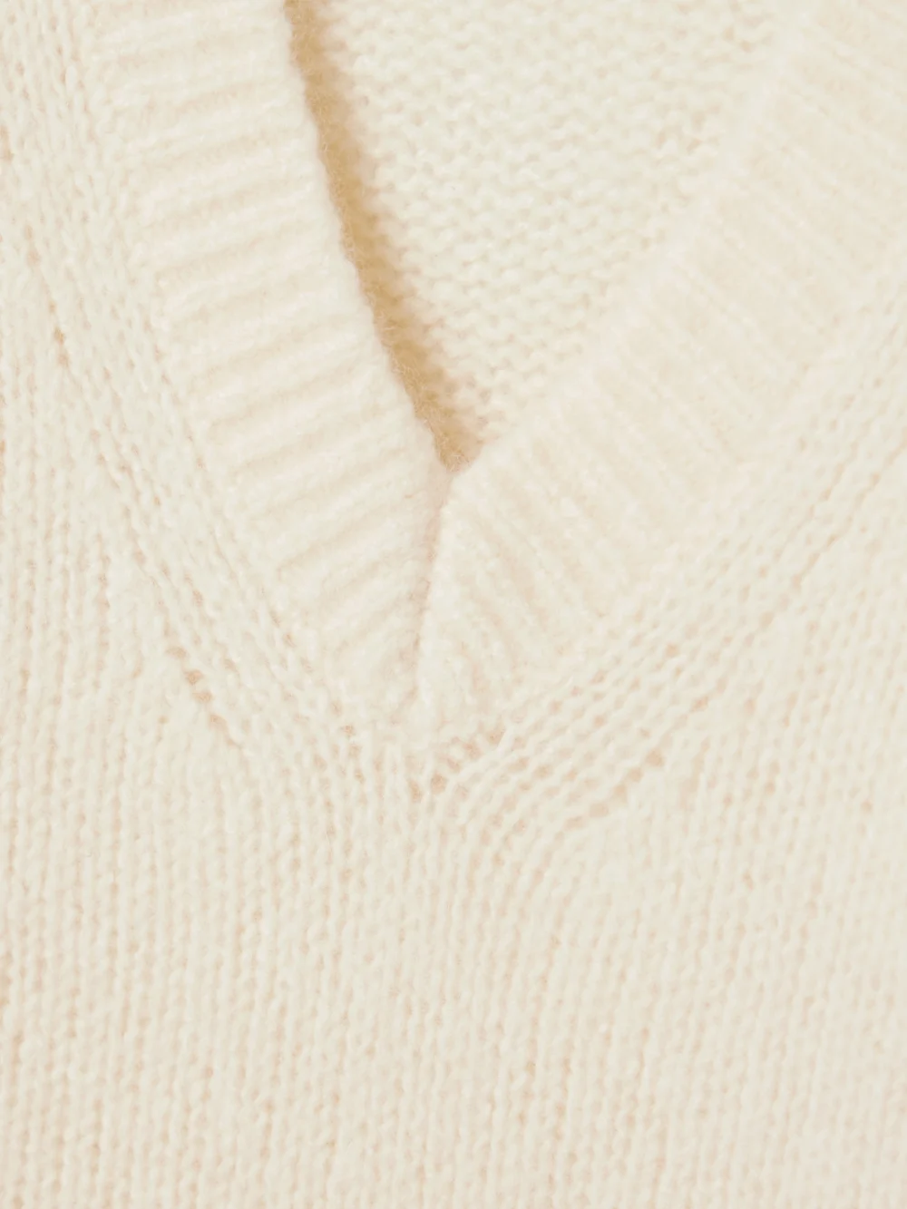 Close-up detail of the Maria McManus Cashmere Sweater