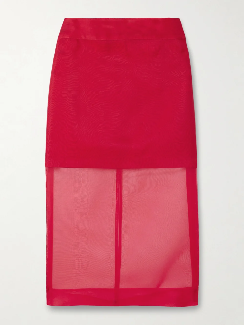 Maria McManus Layered Silk-organza Midi Skirt in us2