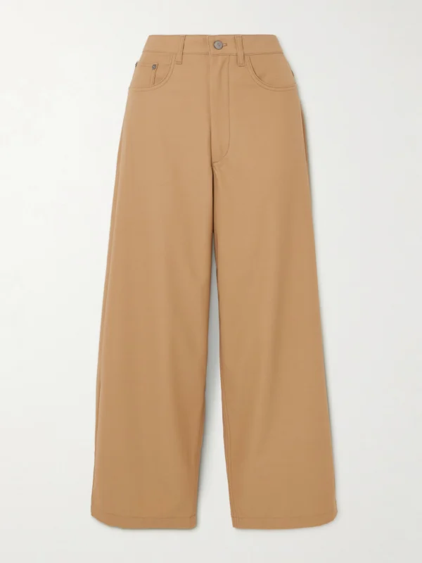 Maria McManus Massive Organic Cotton-twill Wide-leg Pants