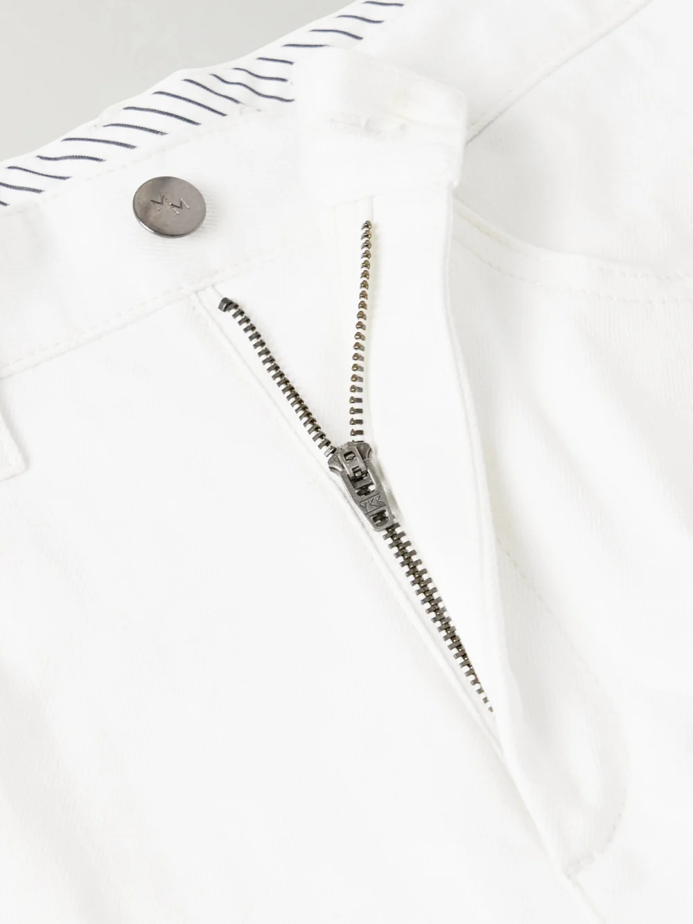 Close-up detail of the Maria McManus Massive Organic Cotton-twill Wide-leg Pants