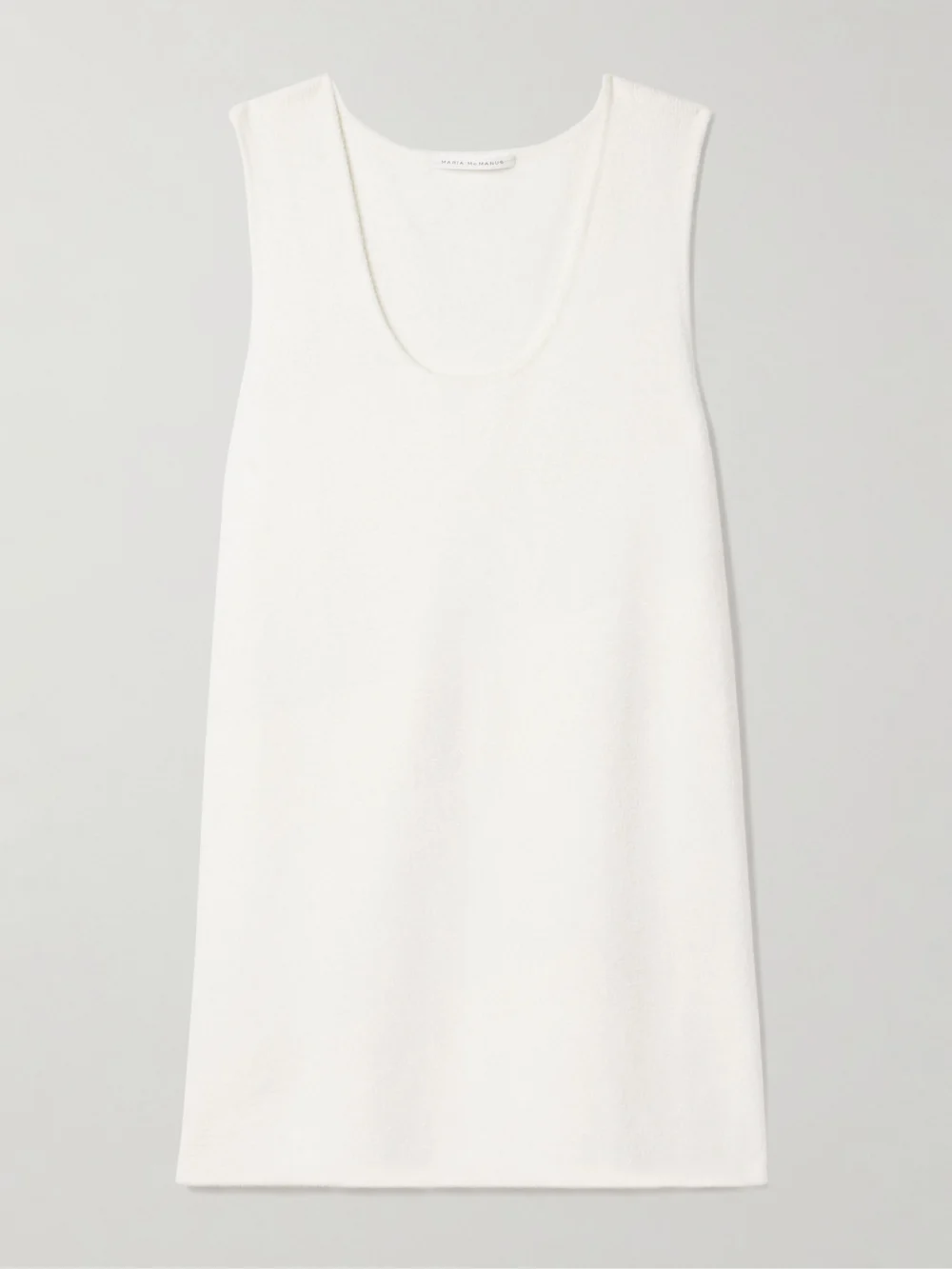 Maria McManus Organic Cotton Tank in white