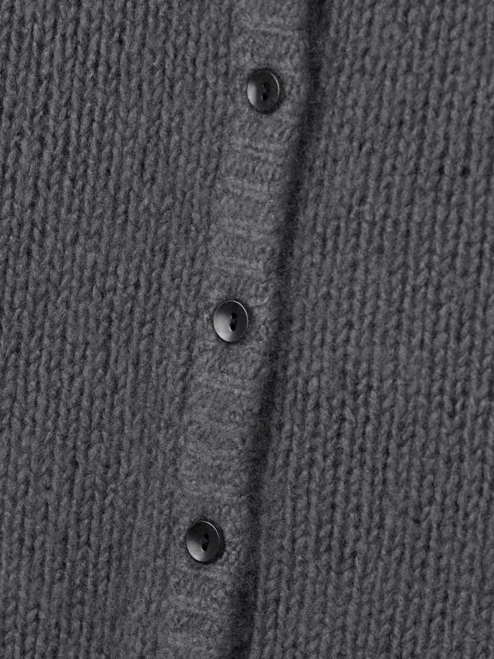 Close-up detail of the Maria McManus Petite Knitted Cardigan