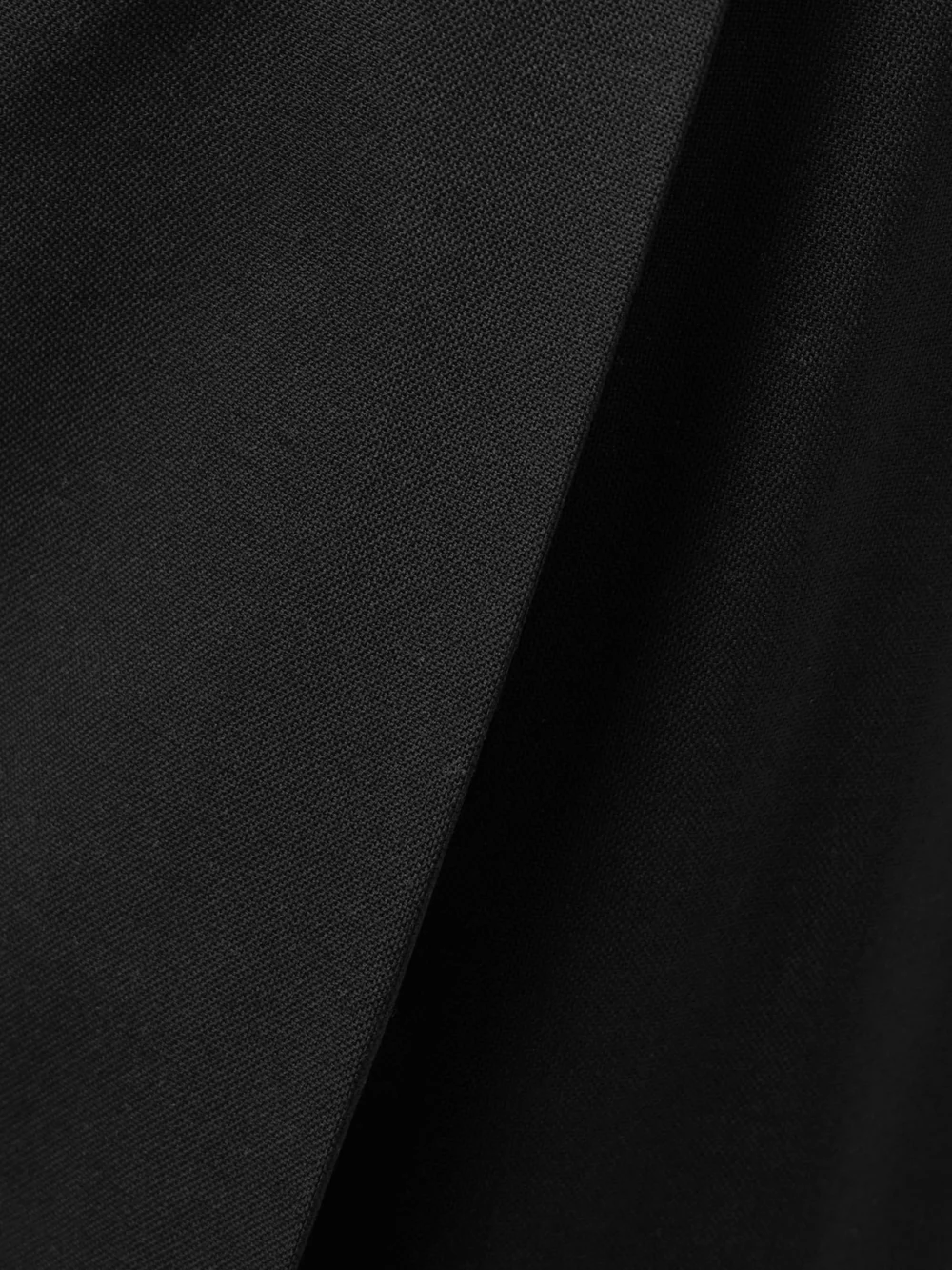Close-up detail of the Maria McManus Pleated Wool-blend Straight-leg Pants