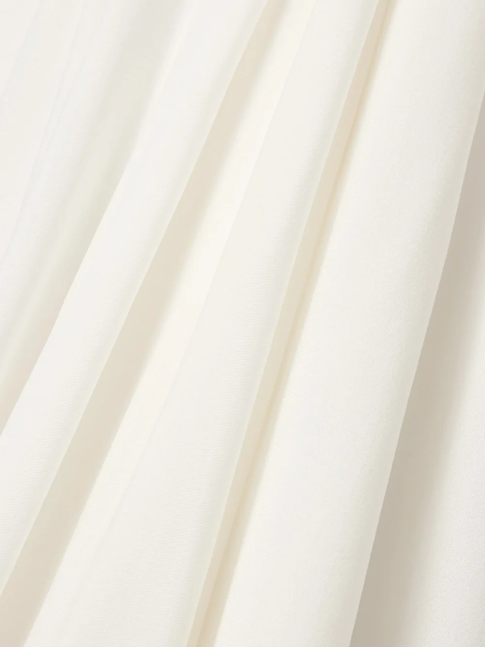 Close-up detail of the Marie Adam-Leenaerdt Cape-effect Layered Gathered Crepe-jersey Maxi Dress