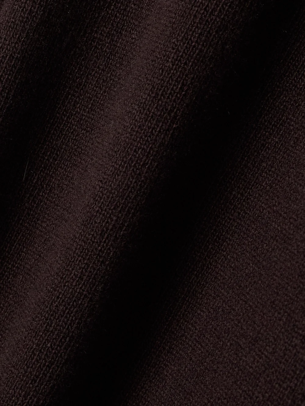 Close-up detail of the Marie Adam-Leenaerdt Cutout Wool Turtleneck Sweater